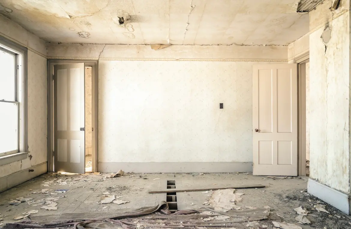 Waste disposal crew managing a cleanout project in Dwight